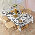 thumbnail image 3 of Halloween Pattern Rectangle Tablecloth 60"x120",Waterproof Polyester Rectangle Table Cloth, Wipeable Spillproof Polyester Tablecloth for Dining, Camping, Indoor and Outdoor, 3 of 6