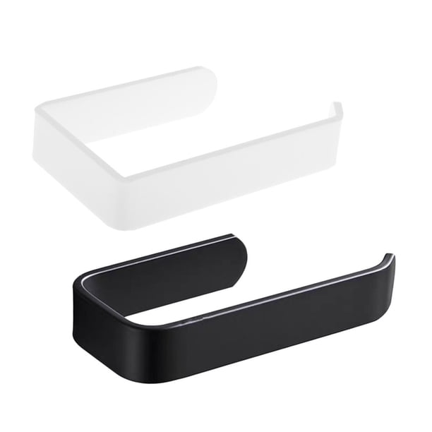 Portars de papel higiénico Soporte de pared adhesivo de cocina de papel higiénico (1pc)