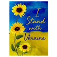 thumbnail image 1 of I Stand with Ukraine Garden Flag Outdoor Double Sided Flag Stop the War, 1 of 4