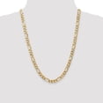 thumbnail image 2 of Leslie's Real 14kt Yellow Gold 7mm Flat Figaro Chain; 24 inch; Lobster Clasp; for Adults and Teens; for Women and Men, 2 of 5