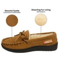 thumbnail image 3 of Alpine Swiss Sabine Women's Genuine Leather Suede Moccasin Slippers House Shoes, 3 of 5