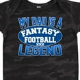 thumbnail image 4 of Inktastic My Dad is a Fantasy Football Legend Boys or Girls Baby Bodysuit, 4 of 5