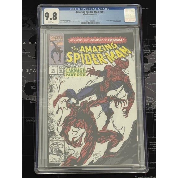 Amazing Spider-Man #361 - CGC 9.8 Comic Book