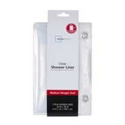Mainstays Medium Weight PEVA Shower Liner, 54 x 78 for Bathroom Stall, Clear