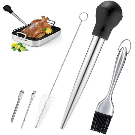 Turkey Baster Set,Turkey Baster Sauce Marinade Injectors Syringe Heat ...