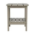 thumbnail image 6 of Flash Furniture Newport HDPE 2-Tier Adirondack Side Table - All-Weather - Indoor/Outdoor Brown, 6 of 9
