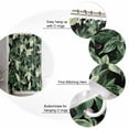 thumbnail image 5 of Small Stall Shower Curtain 48x72 Inch Narrow Half Size Tropical Leaf Bath Curtains Bathroom Decor Summer Palm Tree Branch Nature Modern Waterproof Fabric Shower Curtain Set with Hooks 48 Inch, 5 of 6