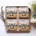 thumbnail image 4 of Welcome Spring Fairy Cavalier King Charles Spaniel in Flower Meadow Set of 4 Stone Coasters Dog Lover Gifts 4x4in Absorbent Soapstone Coaster - 13002, 4 of 5