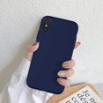 thumbnail image 2 of iPhone Xs Max Case with Screen Protector,Soft Liquid Silicone Gel Rubber Bumper Cover,Slim Fit Shockproof Protective Phone Case for iPhone Xs Max Navy Blue, 2 of 8