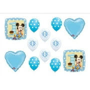Baby Mickey Mouse Birthday 1st First Party Balloons Decorations Supplies