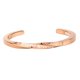 thumbnail image 3 of de material acero Inoxidable, Brazalete Nunca Te , Cuadrado Brazalete Abierto para Mujeres Hombres, s s Regalos - oro and rosa Fernando Pulsera espiral de acero de titanio, 3 of 7