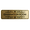 Brushed Gold, variant on Signs ByLITA Standard Examination Room Sign (Blue) - Small