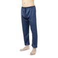 thumbnail image 3 of Men's Comfy Pajama Pants Casual Stretch Pant Drawstring Lounge Pants for All Seasons, Blue, 2XL, 3 of 7