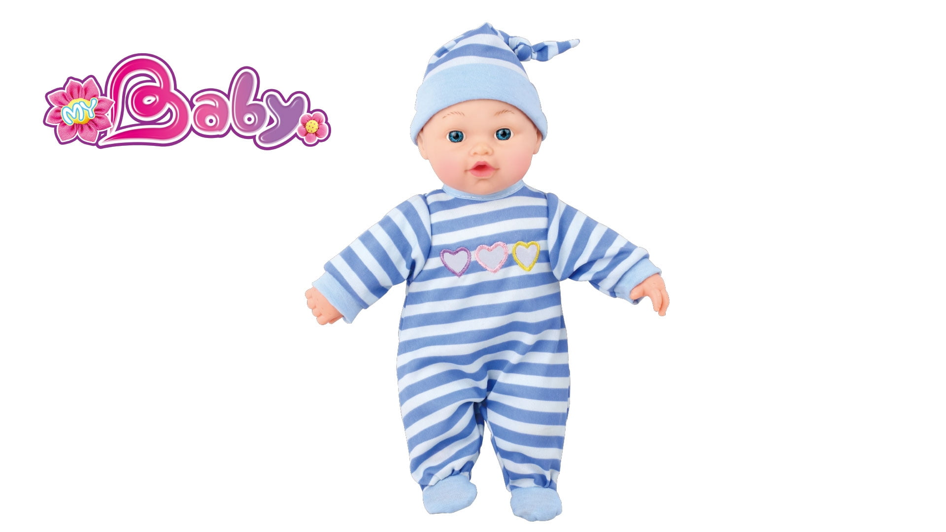 PlayWorld Silly Siblings! Baby Doll Twins Boy & Girl - Pink/Blue