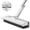 White, variant on Floor Scrub Brush with Long Handle, 3 in 1 Scrape and Heavy-Duty Stiff Bristle Scrubber Brush for Cleaning Shower Bathroom, Patio, Pool, Garage, Kitchen, Wall and Deck (Gray, 1 Pack)