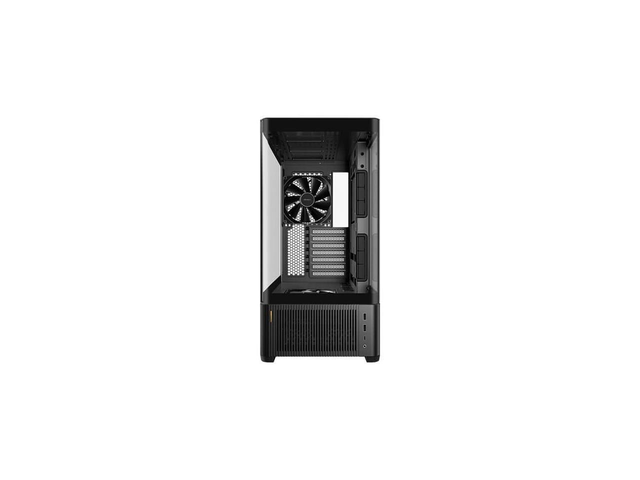 Antec C6 Curve Air Mid-Tower Case, Panoramic Tempered Glass, High Airflow, 3 PWM Fans Included, Support 360mm Radiator & 450mm GPU, Type-C 10Gbps, ATX Gaming Case