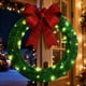 thumbnail image 5 of Decoraciones de Navidad Corona de Metal Interior Llevó Arco Grande para Casa Y Puerta Delantera, 5 of 7