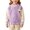 Purple, variant on Coerni Boys Girls Preppy Letterman Jacket Button-Down Fashion Contrast Outerwear Casual Versatile Teen Spring Fall Baseball Jackets