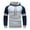 Navy, variant on MuZeFu Sweat Suits for Men 2 Piece Men Sets 2 Piece Outfits Men's Fashion Printing Color Blocking Sports Suit Long Sleeve Hooded Coat Top Trousers Two-piece Casual Suit