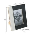thumbnail image 2 of 4X6 Black & White Inlay Photo Frame, 2 of 3