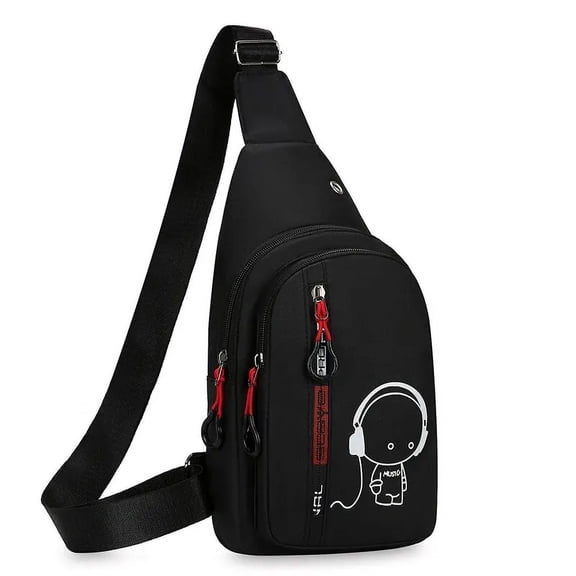 AIGIA Small Sling Bag for Women Men Sling Backpack Chest Daypack Crossbody Backpack for Travel Sports Running Hiking