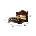 thumbnail image 7 of Bella Traditional Style King Bed Made with Wood in Dark Walnut, 7 of 7