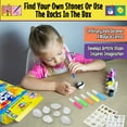 thumbnail image 5 of 5-Minute Crafts Rock Painting Paint Kit Glow in the Dark Stone Coloring Arts and Crafts Kids Ages 6+, 5 of 8