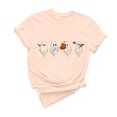 thumbnail image 2 of Cadeaux de la Saint-Valentin T-shirt Décontracté à Col Rond Manches Courtes Imprimé Arbre de Noël pour Femmes, 2 of 6