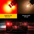 thumbnail image 5 of AUXITO 3156 3157 LED Strobe Brake Light Bulbs, Super Bright Tail light 3056 3057 4157 3047 4057 3457 Halogen Replacement Bulb Brilliant Red, Pack of 2, 5 of 10