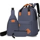 thumbnail image 1 of Mochila Shendy Vendy Backpack Impermeable Set De 3pzs Con Riñonera Y Puerto Usb, 1 of 6