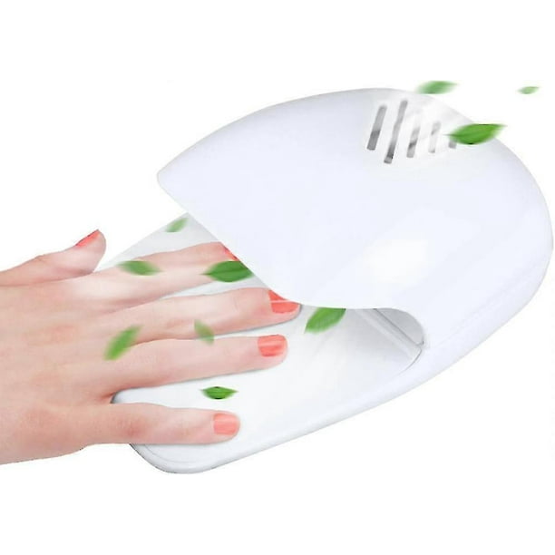 Nail fan dryer for regular nail polish, portable nail dryer nail polish machine quick drying nail polish gel nail dryer hair dryer for nails and toen