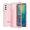 thumbnail image 1 of Glitter Clear Case for Samsung Galaxy A13 5G, Shining Sparkle Bling Military Grade Soft TPU Anti-Scratch Shockproof Cover Full Coverage Non-Yellowing Non-Slip Translucent Slim Lightweight Case,Pink, 1 of 5