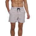 thumbnail image 2 of Liacowi Mens High Waist Swim Trunks Quick Dry Swim Shorts No Mesh Lining Swimwear Bathing Suits with Pockets Summer Beach Shorts, 2 of 5