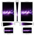 thumbnail image 3 of Lightning Colorful PS5/PS5 Pro/PS5 Slim Digital Disc Skin Sticker For Console And Controller Skins, 3 of 7
