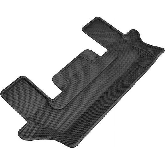 3D MAXpider Custom Fit Kagu Floor Mat (Black) Compatible with Ford Explorer 6-Seat 2020-2025 - Third Row