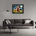 thumbnail image 3 of Stephen Chambers 24x20 Black Modern Wood Framed Wall Art Titled - Dachshund 7, 3 of 6