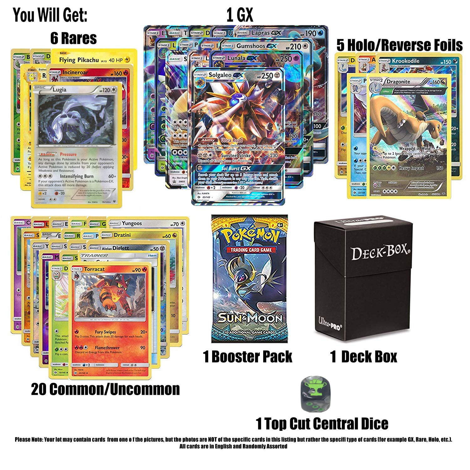 Pokemon Card Lot 50 - Guaranteed Holo’s and Ex Gx Or VMAX -READ DESCRIPTION 