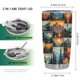 thumbnail image 2 of Taza de viaje Oasisdream, vaso de acero inoxidable, 600 ml, con tapa, 2 of 6