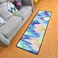 thumbnail image 5 of Kitchen Rugs and Mats Non-Skid Washable Runner Rugs Abstract Cool Ikat Wave Long 72x24 inch for Floor Cushioned Hallway Entryway Indoor 2x6, 5 of 7
