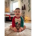 thumbnail image 3 of RUINIXCW Baby Christmas Sweatshirt Romper Embroidered Raglan Long Sleeve Bodysuit, 3 of 8