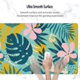 thumbnail image 2 of Gaming Mouse Pad,Desk Mat Extended Large Tropical Flowers and Palm Leaves Mouse Pad Mat with Non-Slip Base Stitched Edges Mousepad for Computer,Office,Keyboard and Laptop 31.5''''×15.7''''×0.12'''', 2 of 6