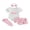 White, variant on BemeyourBBs Infant Baby Girl First Birthday Outfits 1st Years Old Birthday Clothes Ruffle Short Sleeve Cake Print Romper Layered Skort Ruffle Tutu Skirt Headband and Socks Set