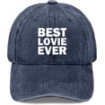 thumbnail image 1 of Best Lovie Ever Hat Men Baseball Cap Vintage Caps, 1 of 6