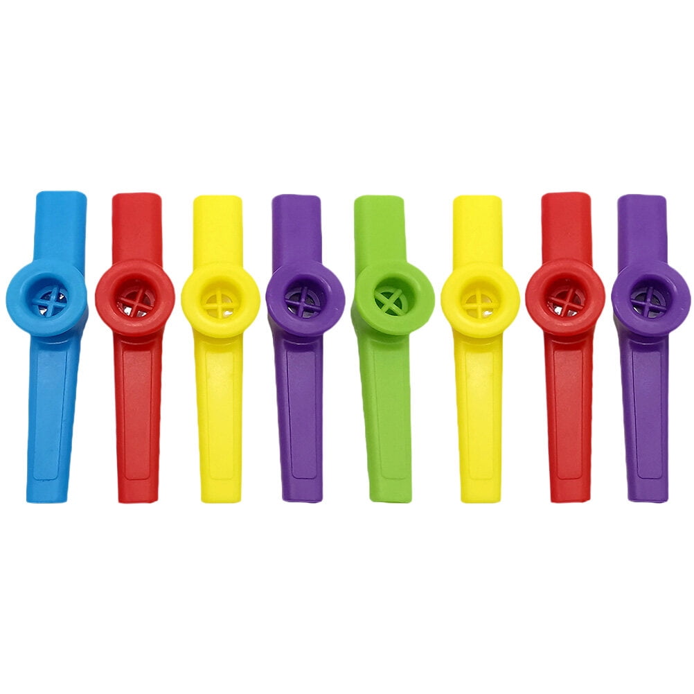 8Pcs Plastic Kazoos Musical Instruments Children Kazoos for Kids Music