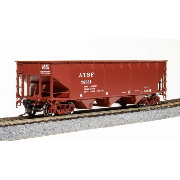 Broadway Limited Imports HO AAR 70-ton Triple Hopper 4pk ATSF BLI7370 HO Rolling Stock
