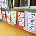 thumbnail image 6 of Classroom Storage Bag Pocket Chart Haning Wall File for Kindergartens Cards Homework Drawing Picture Display, 6 of 8