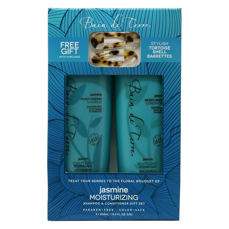 Bain De Terre Jasmine Moisturizing Hair Shampoo & Conditioner Set