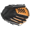 thumbnail image 1 of Guantes gruesos de béisbol para entrenamiento de deportes al aire libre, equipo de práctica de Softball para niños y adultos, 12,5 pulgadas, 1 of 5