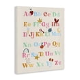 thumbnail image 3 of Stupell Industries Modern Fun Alphabet Chart Canvas Art, 24 x 30, by Lil' Rue, 3 of 8