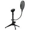 Rockville Podcast Podcasting Adjustable Dynamic Microphone Mic Stand+Pop Filter